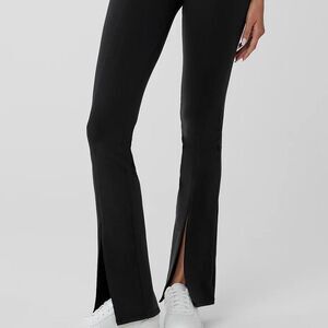 Alo-yoga Women's Black and Grey Leggings